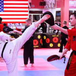 taekwondo training