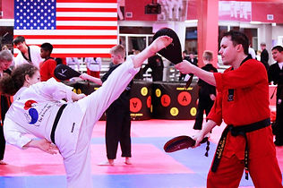 taekwondo training